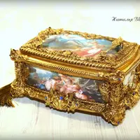 Комплект мастер-классов по декору: Шкатулка Amor, Часы Annette, Часы Silver flowers, Ирисы