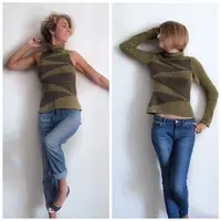 Сборник описаний вязания элегантных моделей в технике укороченных рядов