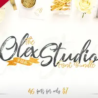 Набор шрифтов от студии The OlexStudio PUA