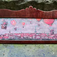 Секреты зеркальной финишной лакировки. Панно «Сказка»