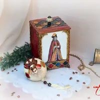 Комплект из 2-х МК: Коробка с шаром «Венеция» и Шкатулка «Снежная королева»