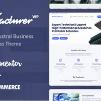 Manufacturer - Factory & Industrial Business WordPress Theme