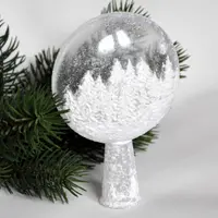 Домик в горах и Оленёнок в белом лесу