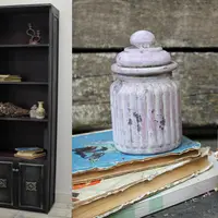 Старинные вазочки + Перекраска и декор мебели из ЛДСП