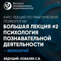 Курс лекций по практической психологии. Лекция №2. Психология познавательной деятельности