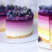 Ягодный торт Фиолетовый Градиент