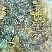 Микс медиа панно в технике окисленного кружева