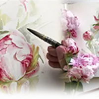 Пионы акварелью. Практика