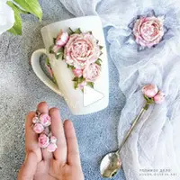 Пионы из полимерной глины