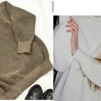 Джемпер Жемчужный оверсайз