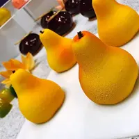 Муссовое пирожное «Груша-тоффи»