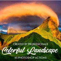 Colorful Landscape Photoshop Actions