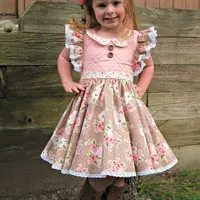 Детское нарядное платье к лету