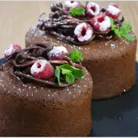 Шоколадно-малиновый десерт Рамита