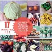 Овощи, фрукты. Часть 2