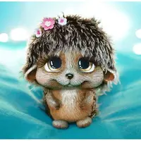 Создание ежика из полимерной глины и меха