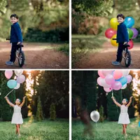 Набор наложений для фотографий. Воздушные шарики