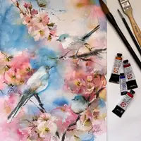 Акварельная весна