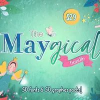 Набор графики и шрифтов May-gical Bundle