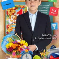 Портрет для школьников к 1 Сентября - Школьная осень (3)