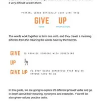 20 фразовых глаголов