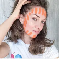 Кинезиологическое тейпирование лица