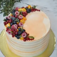 Морковный торт с апельсиновым суфле