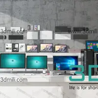 Сборник 3d моделей бытовой техники и электроники