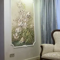 Барельеф магнолии