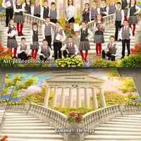 Групповой постановочный коллаж к 1 сентября - Школьные ступени