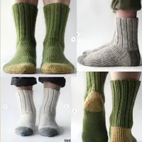 Имитация спиц: носки и шапка-резинка четырехсекционная