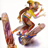 Персонаж в движении