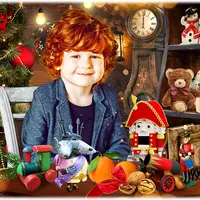 Детский новогодний коллаж #263