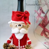 Чехлы для шампанского Дед Мороз и Крыс