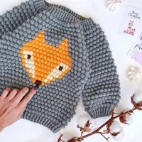 Свитер Лисичка