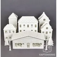 Набор светильников и лайтбокс из бумаги