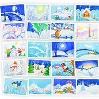 Рисование для детей. Зимние пейзажи