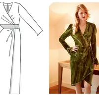 Нарядное платье из бархата