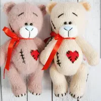 Вяжем мишек и бегемотика