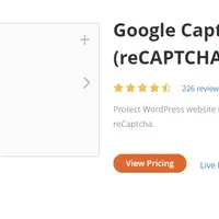 Google Captcha (reCAPTCHA) Pro