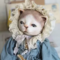 Подвижная кукла Котенок