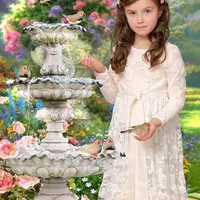 Цветочный фотоколлаж