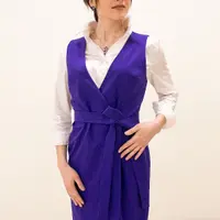 Сарафан на подкладке со шлицей