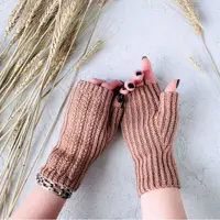 Митенки Interlace и Spikelet