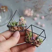 Флорариумы из полимерной глины