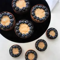 Веган тарты с карамелью и грушей