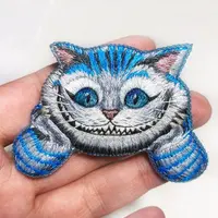 Вышиваем гладью Чеширского кота