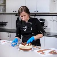 Муссовый торт Кофе-банан-карамель