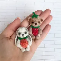 Вязаные игрушки: МишкоЗайки