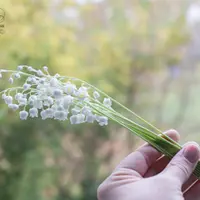 Ландыши из холодного фарфора